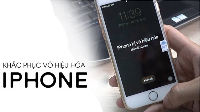 iphone 4 bị vô hiệu hóa kết nối với itunes